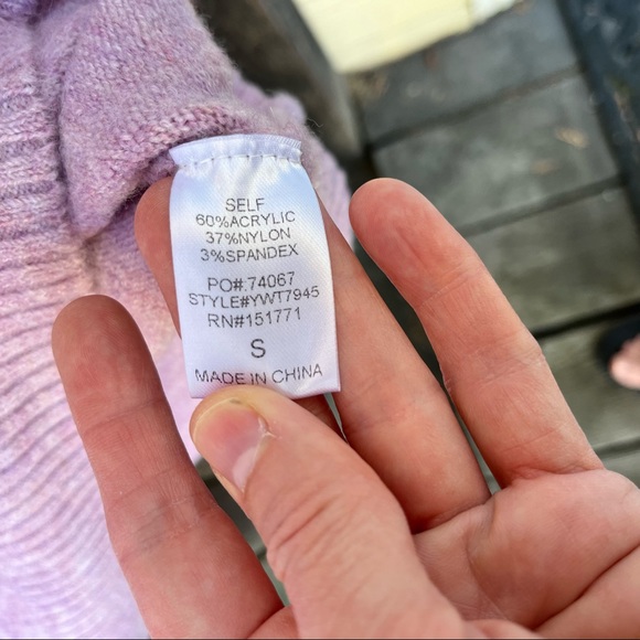 Gilli Purple Pink Fair Isle Sweater Sz S - Picture 4 of 8